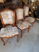 3 darab barok stilusú  szék