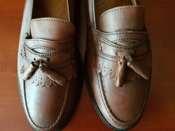 Barna bőr olasz férfi cipő