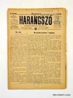 1940 december 29  /  HARANGSZÓ  /  RÉGI EREDETI ÚJSÁG Szs.:  4665