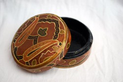 Lakkdoboz , szelence kézzel festett és készített Ázsia