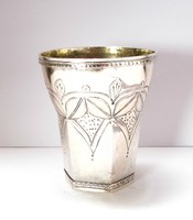 18.századi Spanyol ezüst pohár.