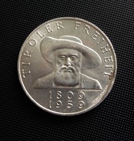 Ausztria, ezüst 50 schilling 1959, 20 g.