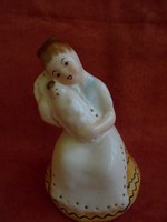 Bodrogkeresztúri kislány figura pólyás babával
