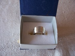 Attraktív ezüst gyűrű, állítható méret, 925-ös finomság