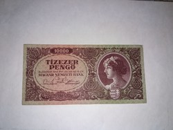Tizezer Pengő 1945-ös ,Bélyeg nélkül .Nagyon szép, ropogós  bankjegy !