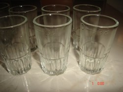 13db retro kocsmai feles üveg pohár
