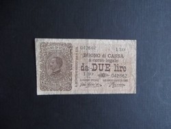 Olaszország - 2 lire 1914