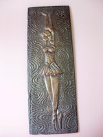Gyönyörű,art deco balerinás rézkép,falikép