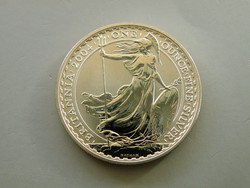 AT 028 - 2004 tükörveret ezüst 2 pounds Anglia  1 Uncia 
