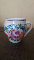 Ceramic hand-painted jug, milk jug, pitcher, áhel lili?