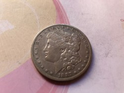1887"O"USA ezüst 1 dollár,26,7 gramm 0,900,szép