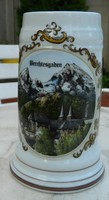 Berchtesgaben városképes korsó - kupa - márkajelzéssel