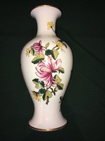 Hollóházi liliom mintás váza 36 cm