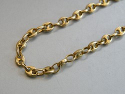 AT 048 - fémjelzett 9 karátos arany nyaklánc 6,3 gr 38 cm