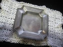 Tin plate, marked, 16 cm