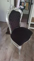 Fekete barok szék