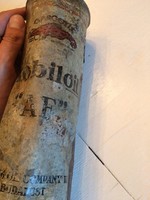 antik mobiloil olajos kanna lemezből