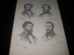 Barabás Miklós litografia  a Hölgyfutárban  1855 ben  megjelent  sorozatból