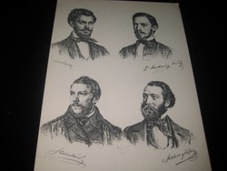 Barabás Miklós litografia  a Hölgyfutárban  1855 ben  megjelent  sorozatból