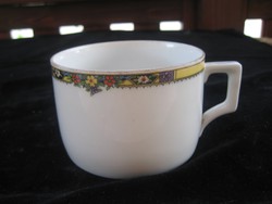 Zsolnay antik , ritkán elő forduló  teás csésze , öttornyú  arany színű  jelzéssel  8,5x5,5  cm