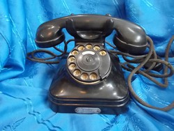 régi cb 35 bakelit tárcsás telefon