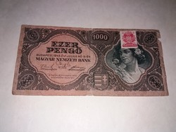 1000  Pengő 1945-ös   bankjegy !