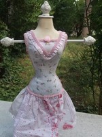 Min. áron ! Manökenbaba-Próbababa-ékszertartó-lakásdekoráció -angol, 45 cm