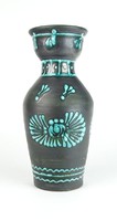 0R484 Jelzett retro kerámia váza 25 cm