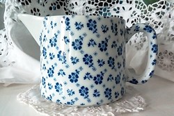 Régi kék virágos porcelán kiöntő