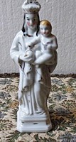 Ritka porcelán "Koronás"Mária szobor