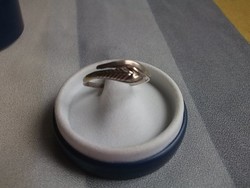 Nagyméretű női Kígyófejes ezüst gyűrű 925-ös, magy.fémjel