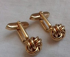 Retro gold-plated cufflink in nice condition