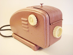 Lemezárugyári retro fémházas diavetítő vintage HTV vetítőgép 