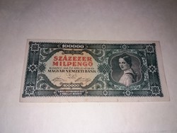 Százezer Milpengő 1946-os,szép ropogós  bankjegy!!