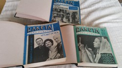 RAKÉTA regényújság egybekötve 3 kötetbe 1975 év eladó!