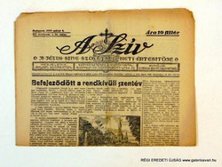 1935 május 4  /  A SZÍV  /  RÉGI EREDETI ÚJSÁG Szs.:  6278