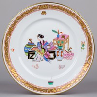 Herend ming pattern cake plate, anniversary edition #mc0235