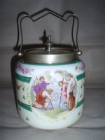 Antique altwien porcelain sugar bowl