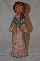 Sződi kerámia lány figura  ( DBZ 0032 )