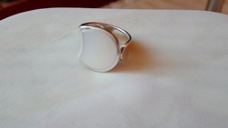 925-ös ezüst gyöngyház gyűrű