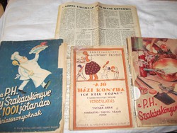 30-as évekből szakács könyvek, Tusek Anna, Pesti Hirlap