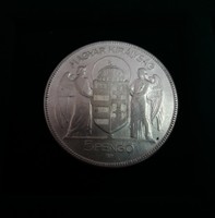 Szép ezüst 5 Pengő 1930.