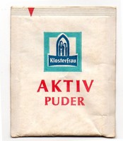 Klosterfrau Aktiv Puder bontatlan csomag 70-es évek
