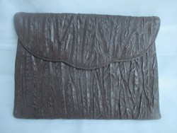 Art Deco,barna bőr neszeszer,táska. 23 x 17 cm.