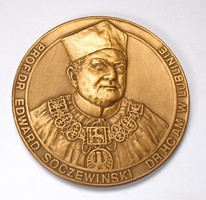 Prof.Dr. Edward Soczewiński emlékérme, Lublin.