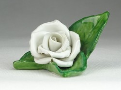 0Q215 Régi Herendi porcelán fehér rózsa 1947