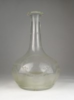 0S544 Gyönyörű Sternberg csiszolt üveg kínáló 27cm