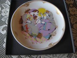 Rosenthal, wall plate from the golden east line, in a gift box, 16.5 cm.