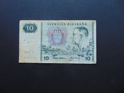 10 korona 1975 Svédország