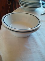 2 db porcelán gulyás tányér, leveses menzás tányér